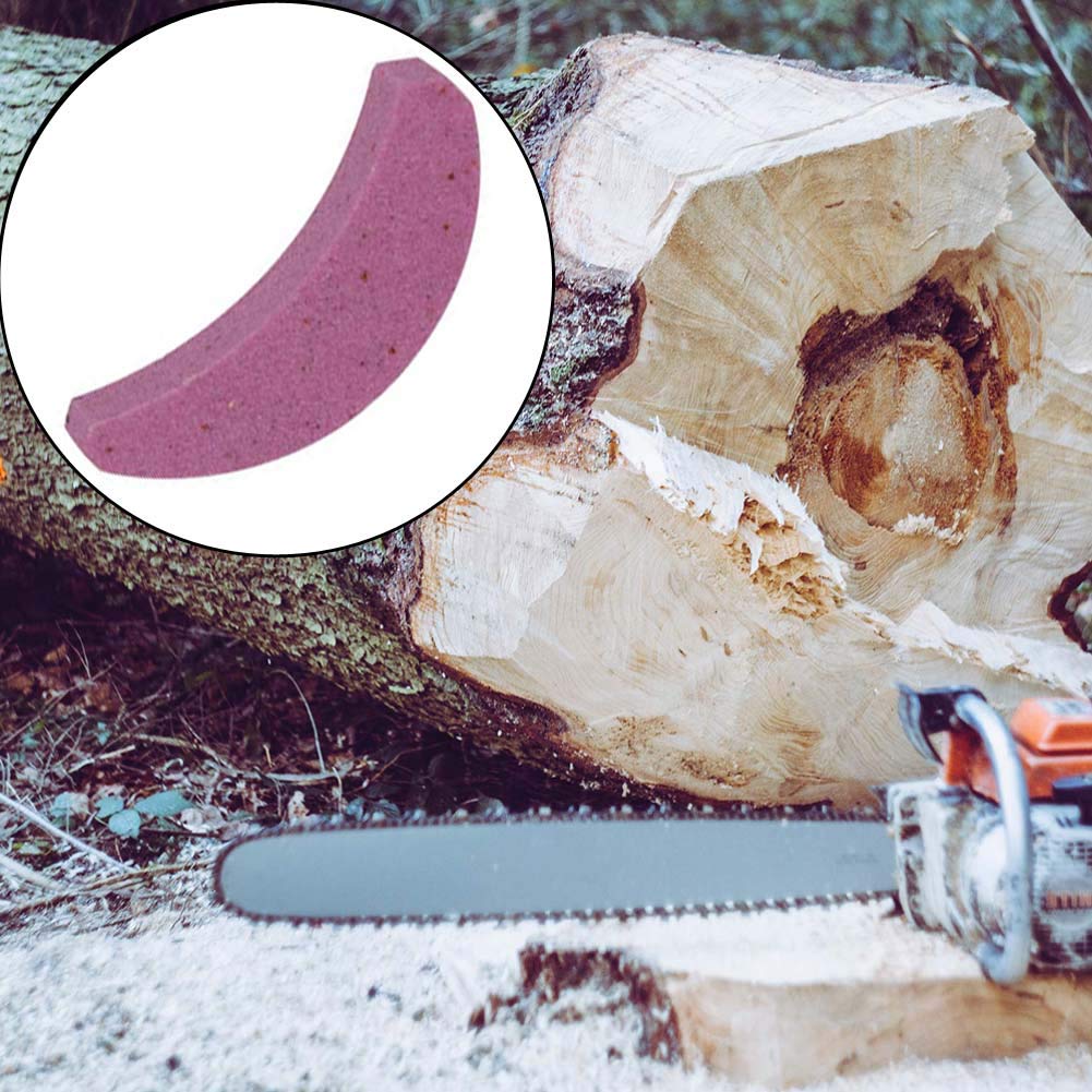 10 sztuk łańcuchów szlifierskich do pił łańcuchowych, ostrzałka do zębów, przenośna belka do piłowania, ostrzałka łańcuchowa, narzędzie do ostrzenia, narzędzia do szlifowania kamienia (różowe)