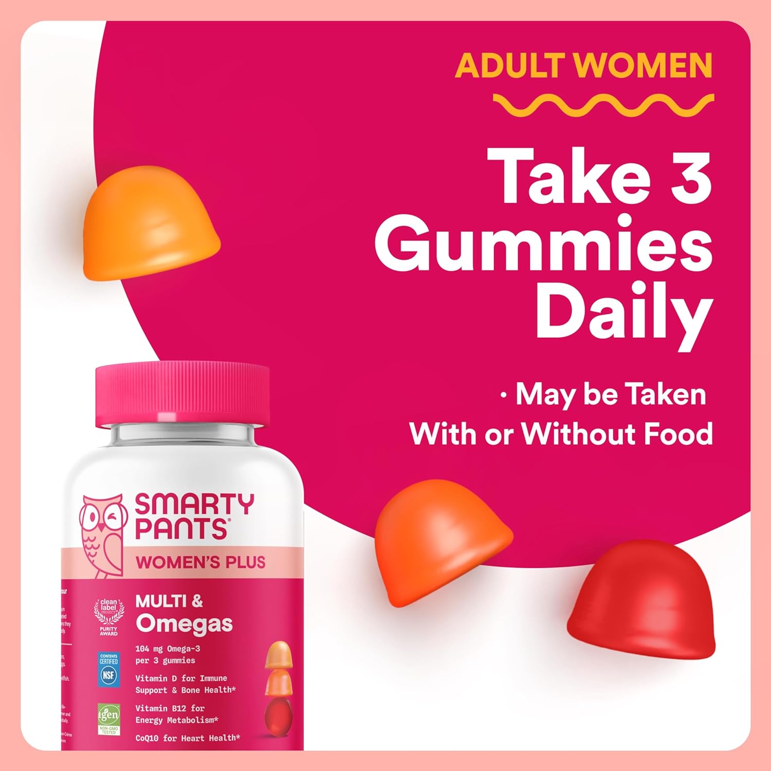 SmartyPants Mom & Toddler Daily Nutrition Bundle: Women’s + Toddler Multivitamin Gummies with Omega-3 DHA/EPA, Vitamins D3, B12, A & Zinc – Gluten Free, Non-GMO, 90 & 60 Count (Pack of 2