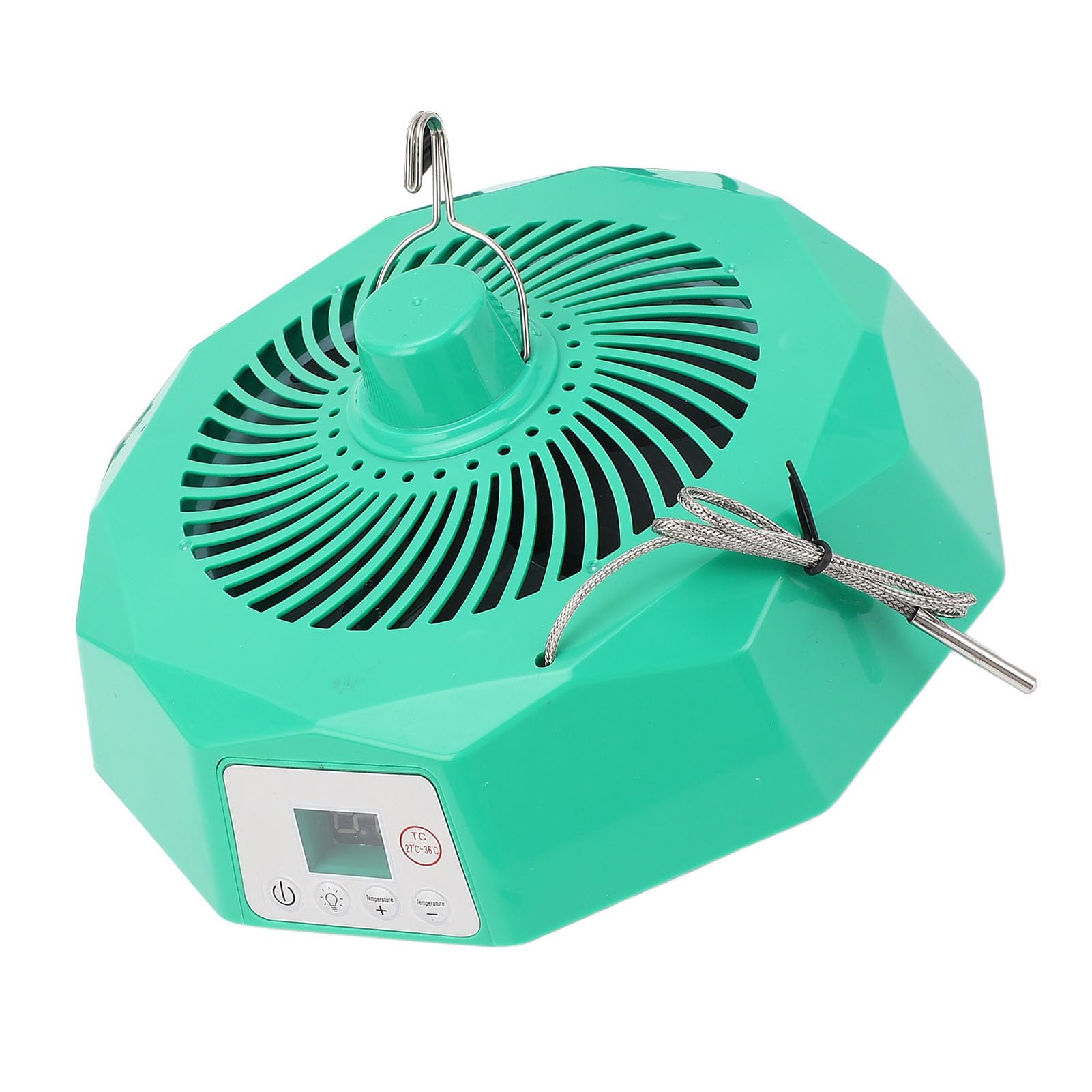 Haofy Lampada di Calore del Bestiame, Ventola della Lampada di Calore di Pollo con Telecomando, Riscaldamento del Riscaldamento per Animali Domestici per la (Plug 220v)