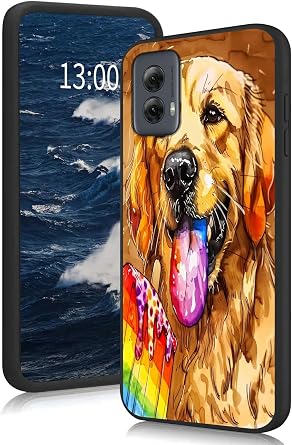 Case for Motorola Moto G Stylus 5G 2024, Slim Flexible TPU for Girls Women Shockproof Thin Soft Silicone Rubber Case Cover for Moto G Stylus 5G 2024, Golden Retriever
