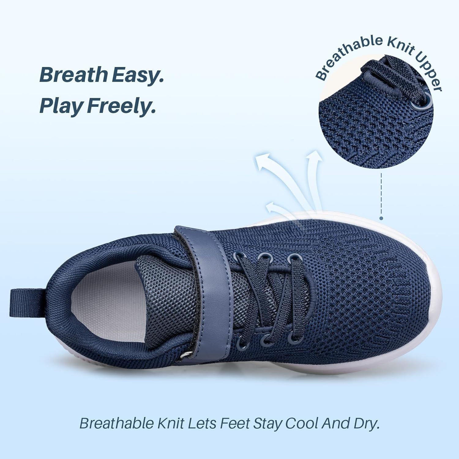 Boys Girls Sneakers Non-Slip Lightweight Running Shoes for Kids Breathable Tennis Shoes for Toddler/Little/Big Kid - Image 2