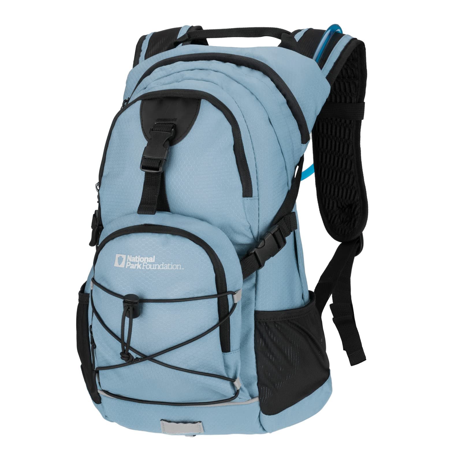 National Park Foundation 18L Hydration Backpack with 2 Liter Hydro Water Bladder Bag, Lightweight Daypack for Cycling, Hiking, Running, Climbing, for Men Women Kids