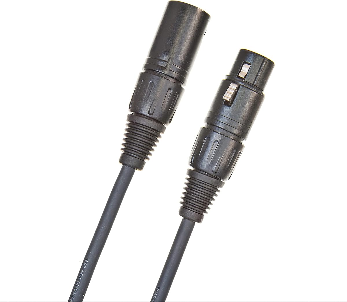 Cable XLR D'Addario - Cable de micrófono - Blindado para reducción de ruido - XLR macho a XLR hembra - Cable de micrófono balanceado serie clásica - 25 pies/7,62 metros - 1 paquete | Transmisión de señal de micrófono con 25 pies de largo, conectores XLR y garantía de 2 años