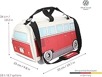 Vista 3 de BRISA VW Collection - Volkswagen Samba Bus T1 Camper Van Sport, gimnasio, bolsa de viaje, bolsa de lona con compartimento para zapatos y artículos