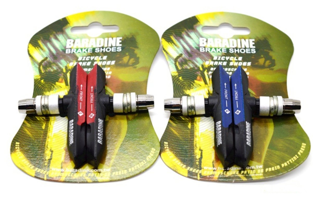 Freno Bicicleta,Blocchi Pastiglie Freno Bmx Mountain V Pastiglie Freno I 2Pcs Pastiglie Freno Freno In Lega Di Alluminio Cassetto Stile Pastiglie Freno Per Mountain Icletta