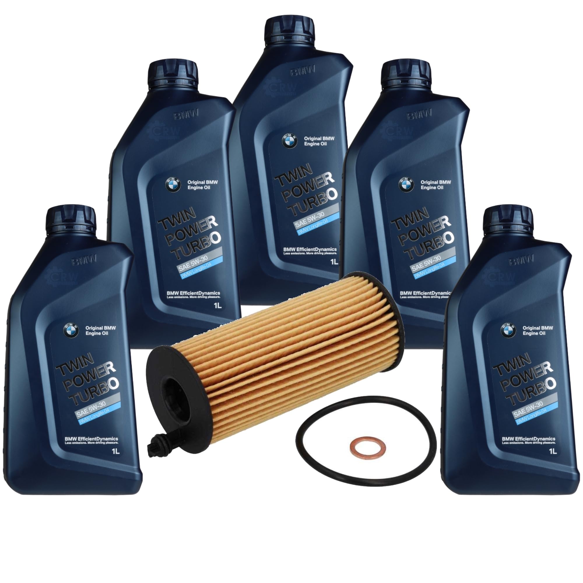 Inspektionspaket enthält 5 L Motoröl 5W-30 LONGLIFE 04 TWIN POWER TURBO Ölfilter für X3 F25 xDrive20d xDrive30d 3er Touring F31 320d 318d E91