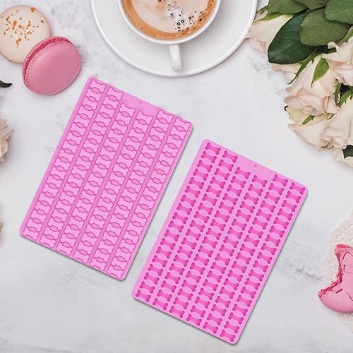 Vista 60 de 2 moldes de silicona, moldes de golosinas para perros, para hornear, moldes antiadherentes para huesos de perro para chocolate, dulces, pudín
