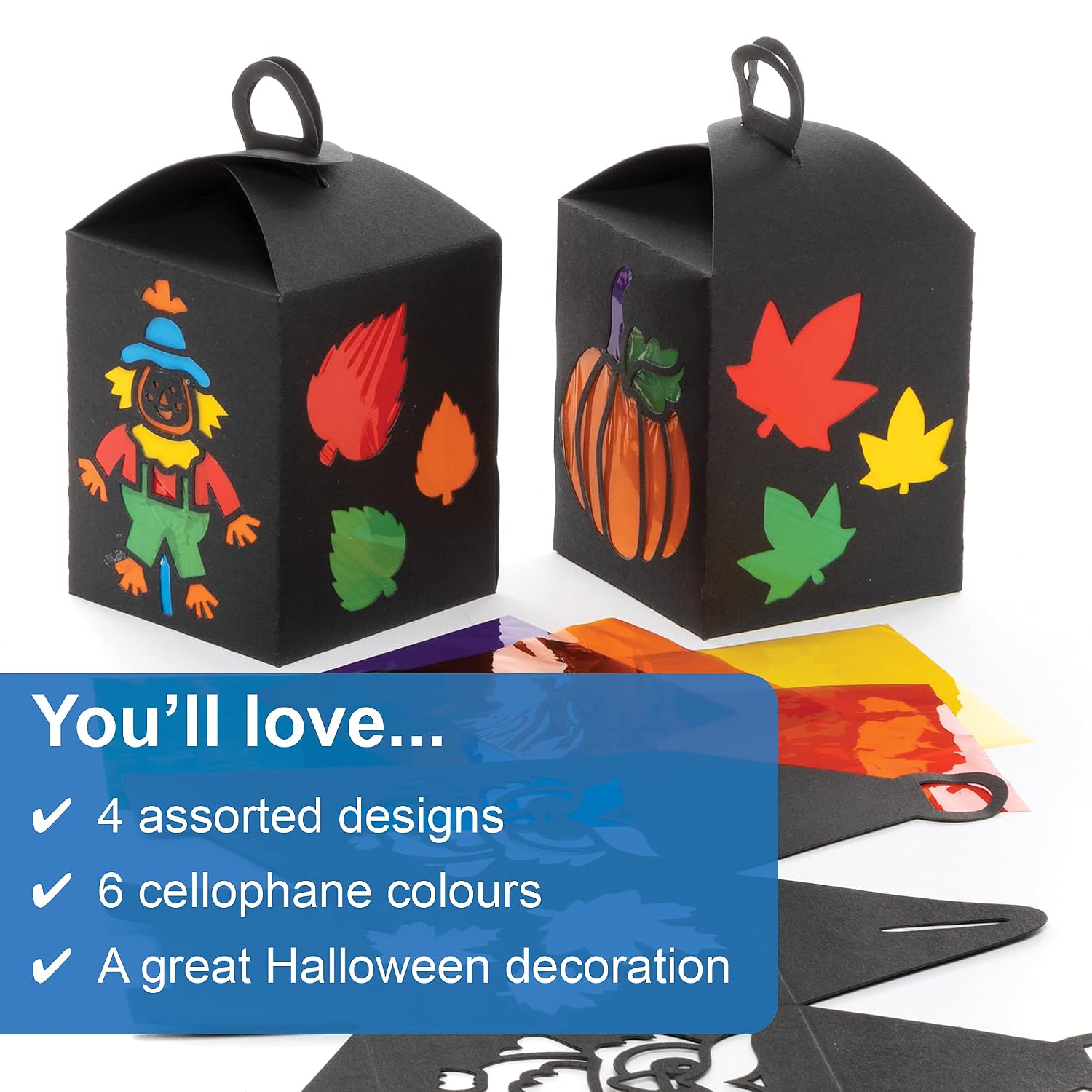 Baker Ross FE683 Harvest Festival Lantern, Pack of 4 - Image 4