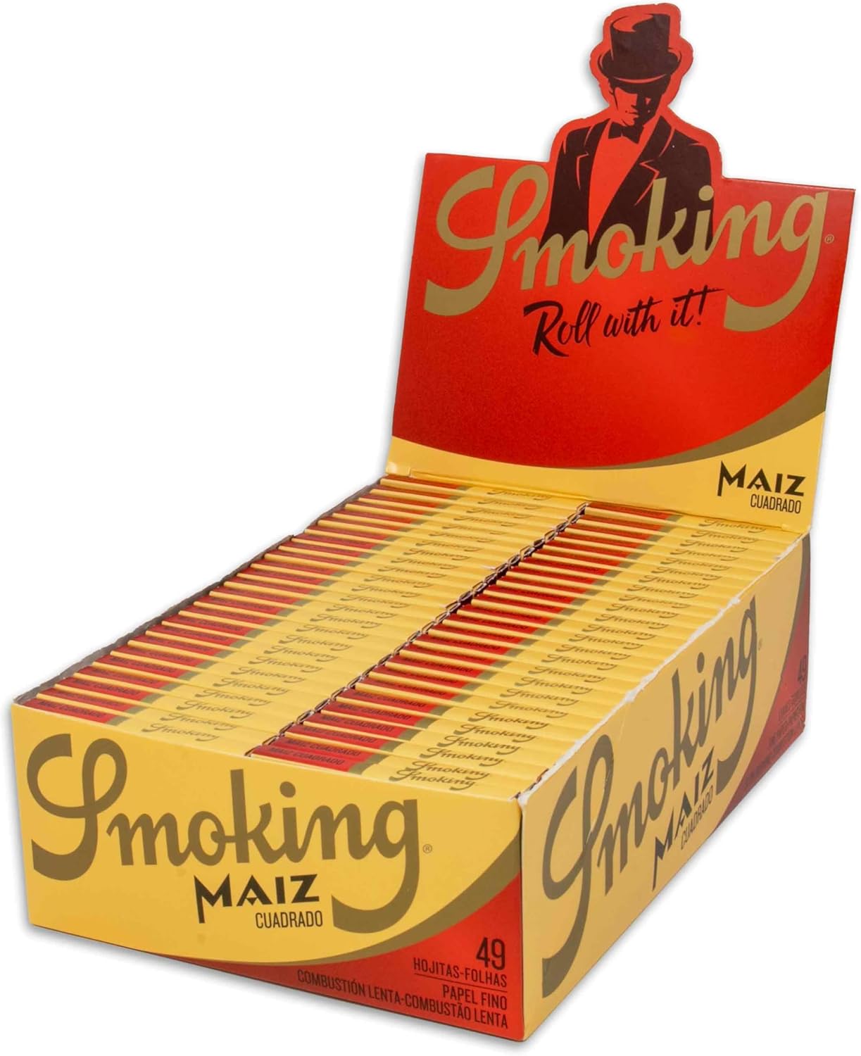 Smoking Brand Rolling Paper - Maiz "Corn" 1 1/4 - Full Box (50 Booklets)