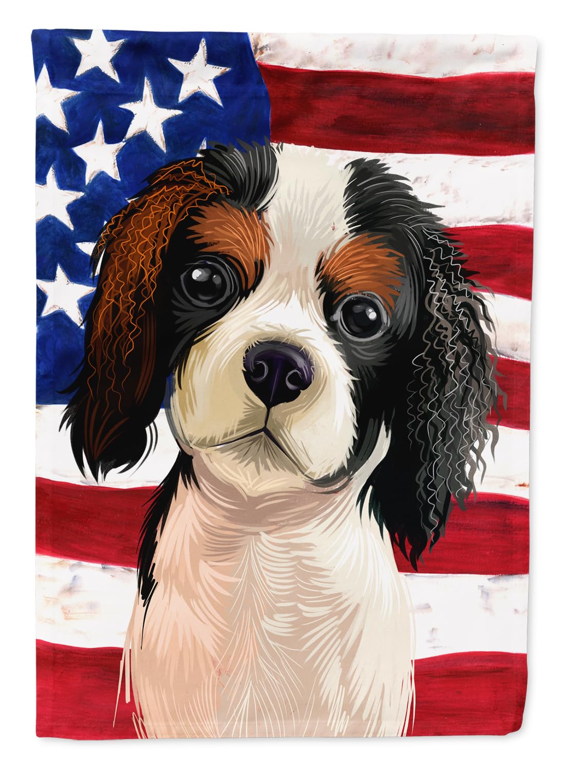 Cavalier Spaniel drapeau pour décorer votre jardin ce printemps