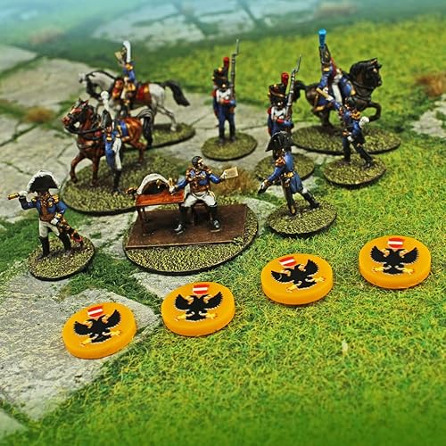 Miniatura 9 de LITKO Ficha Napoleónica  Miniaturas Históricas Wargame Game Pieces  Paquete de 10 (francés)