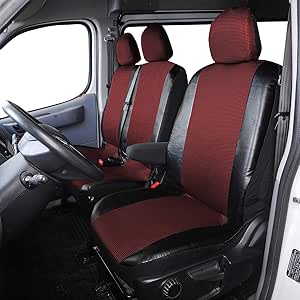 Coprisedili Universali Per Furgoni TOYOUN - Ecopelle, 3 Posti - Protezione E Comfort Per Sedili Anteriori