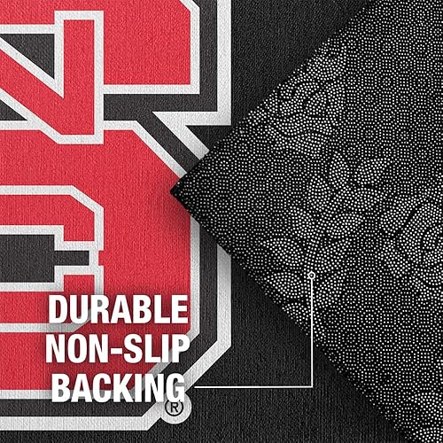 Miniatura 4 de Campus Lab Tapete antideslizante de bienvenida de la Universidad Estatal de Carolina del Norte, 20 x 31.5 pulgadas, tapete con logotipo principal