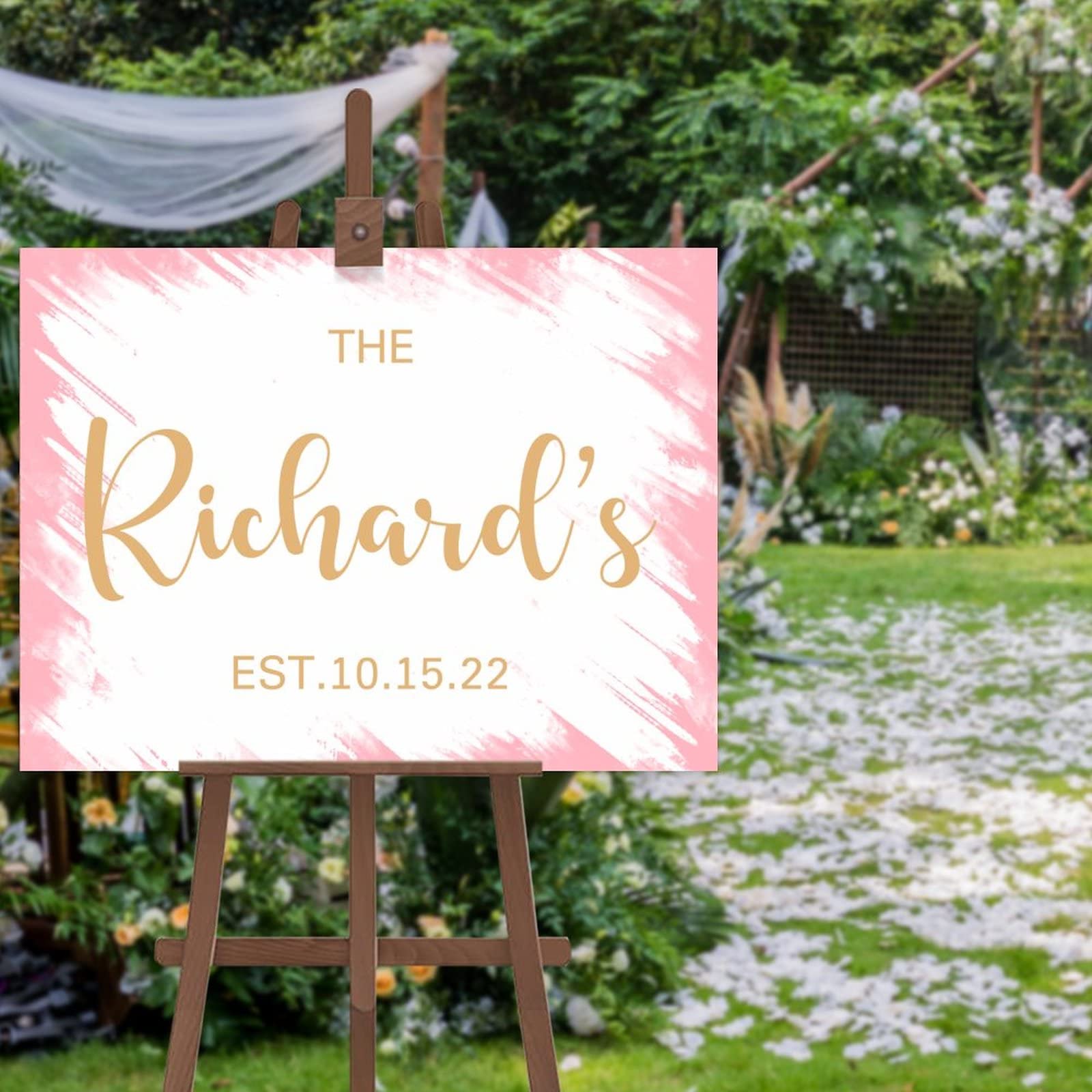 Panneau de bienvenue mariage personnalisé pour accueillir vos invités sans stress