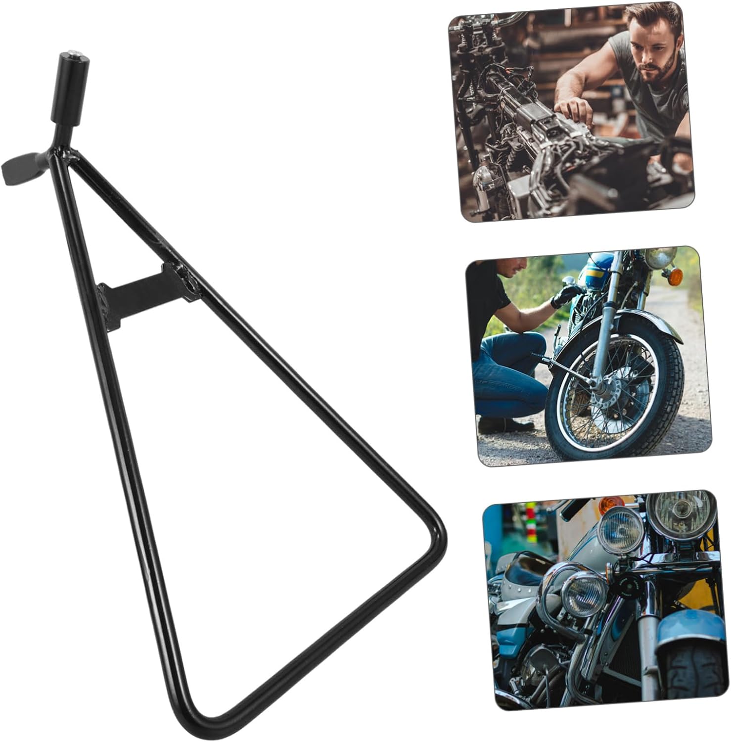 Motorcycle Kickstand Replacement Electric Scooter Support Stand Heavy-duty Triangle Side Stand for Enhanced Stability and Compatible Various Motorcycles