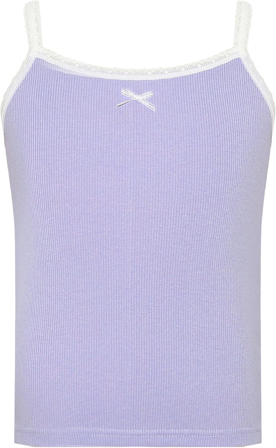 Shinsto Girls Camisole Undershirts Vest Cami Girl’s Sleeveless Tank Top Weekend Sports Lace Trim Undershirt