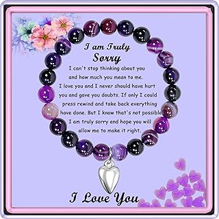 Apology Bracelet - I'm Sorry & Forgive Me Gifts for Her, Wife, Girlfriend, Best Friend