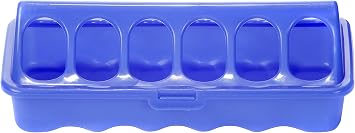 Double-Tuf Ground Chick Feeder | Small Plastic Poultry Ground Feeder | 8 Inches Long
