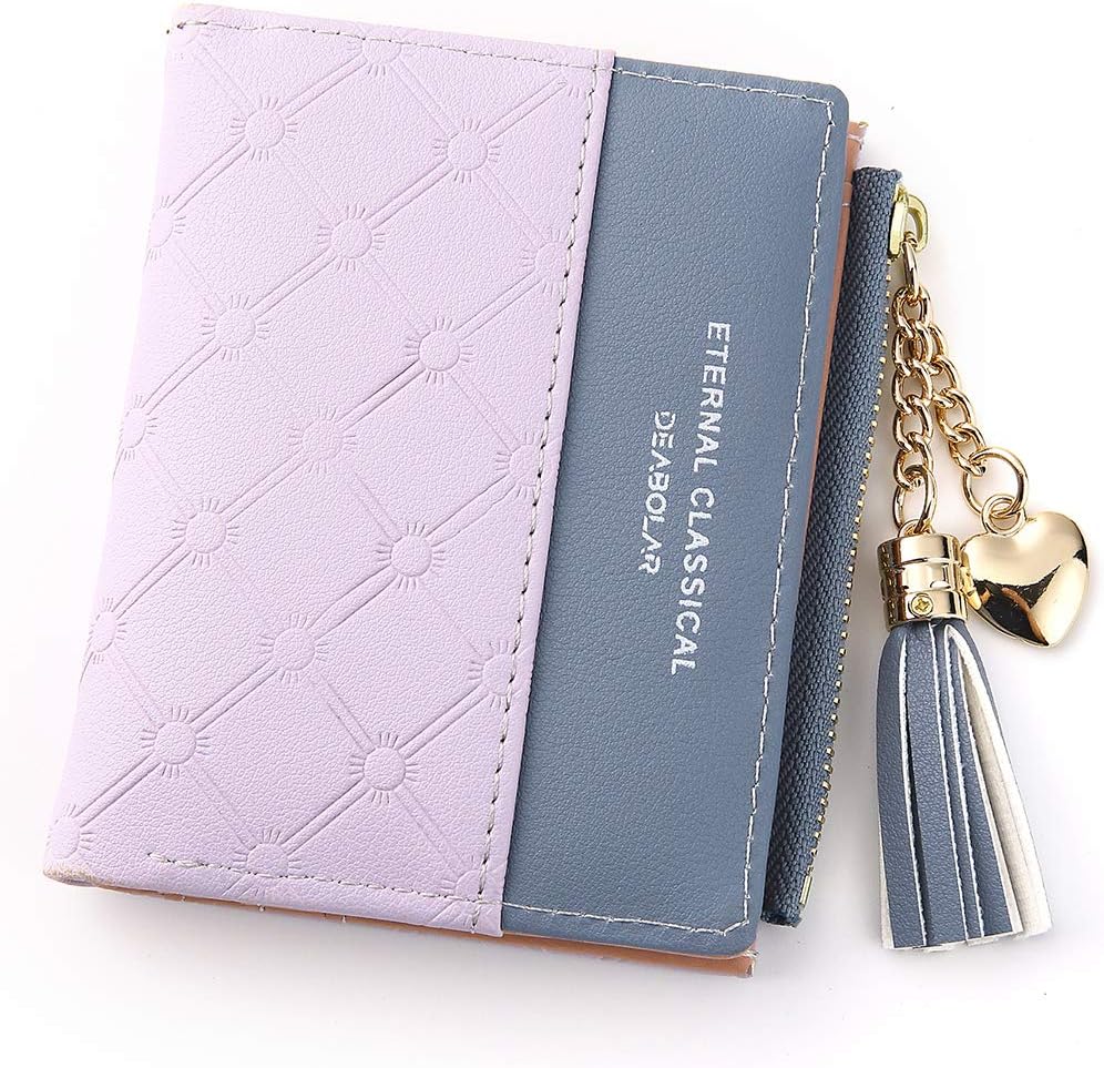Wallet for Women Small Compact Wallet Bifold, RFID Wallet Credit Card Holder Mini Bifold Pocket Wallet