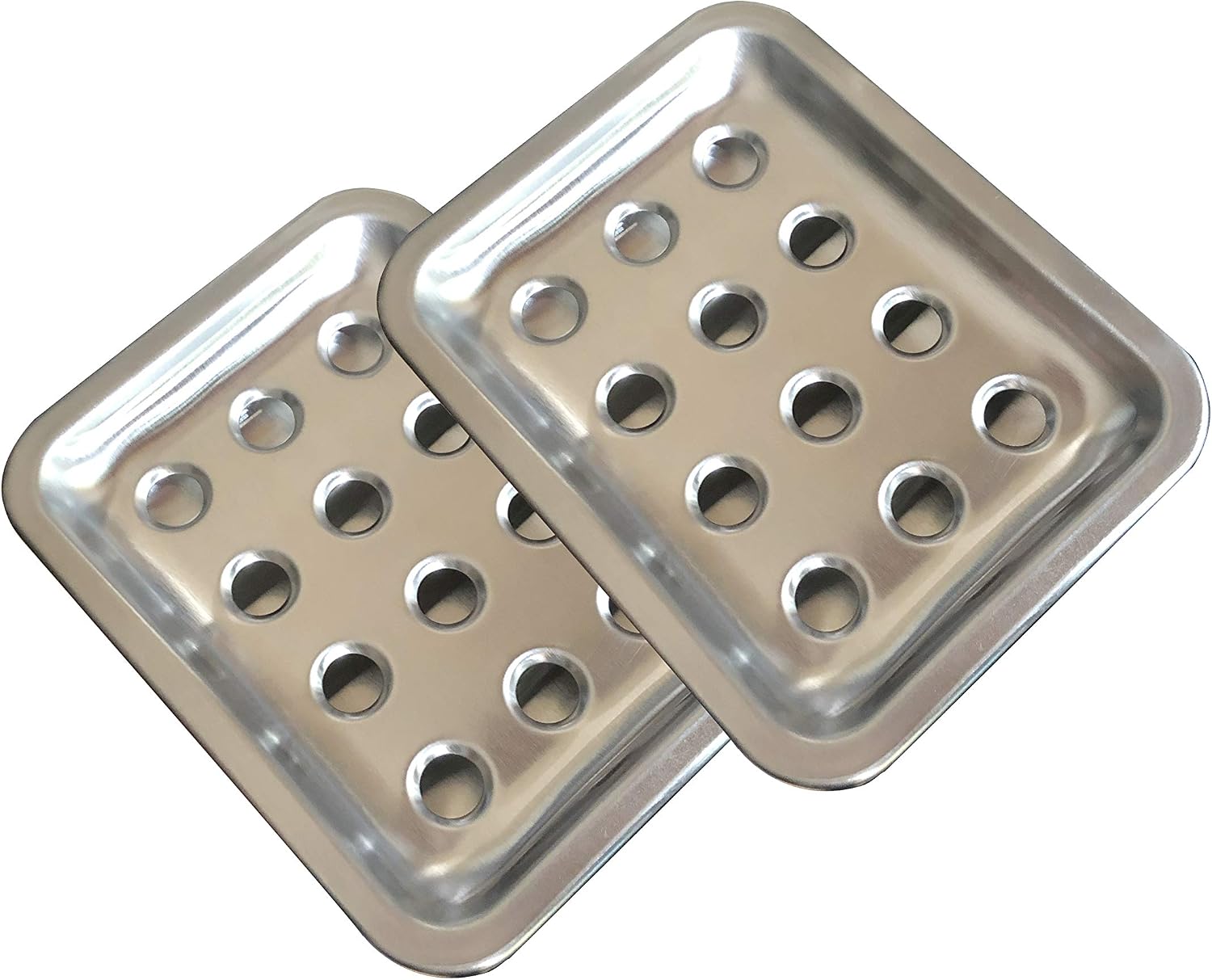 Blacksail Large Size Stainless Steel Bar Soap Dish Holder with Draining Tray for Bathroom Shower (2)