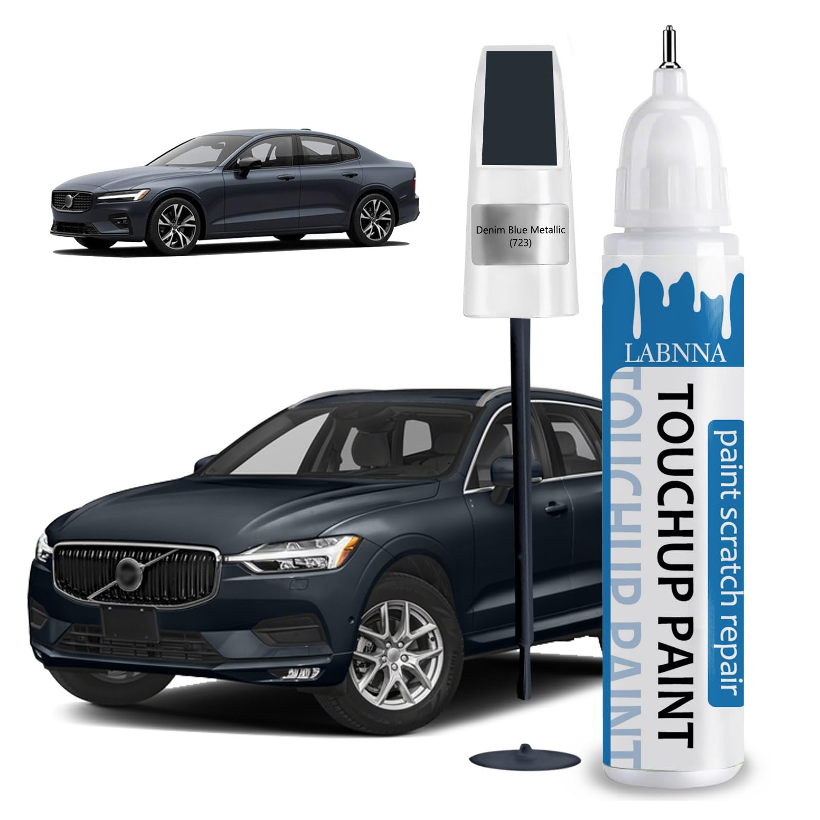 Amazon.com: Denim Blue Metallic(723) Touch Up Paint for Volvo