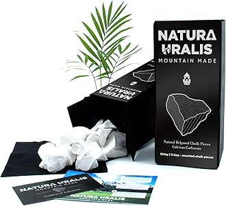 Premium Belgorod Chalk Chunks | 500g of White Chalk Chunks - Amazing Crunch, Satisfying Earthy, Velvety and Firm Texture, ASMR Sensation, Natural Calcium Carbonate