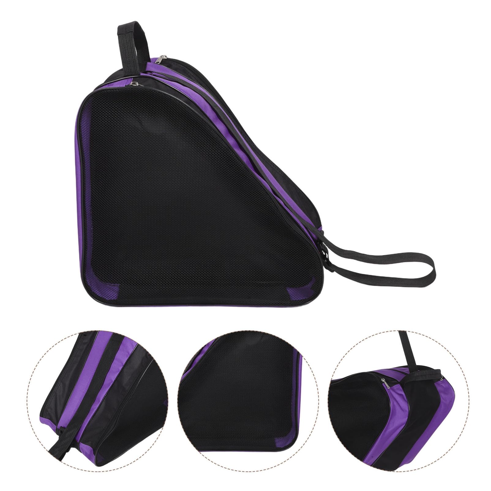 POPETPOP 2piezas Bolsa para Patines de Hielo Portátil y Cómoda de Llevar Bolsa para Patines Artísticos con Múltiples Compartimentos para Niñas y Mujeres para Almacenamiento de Suministros P