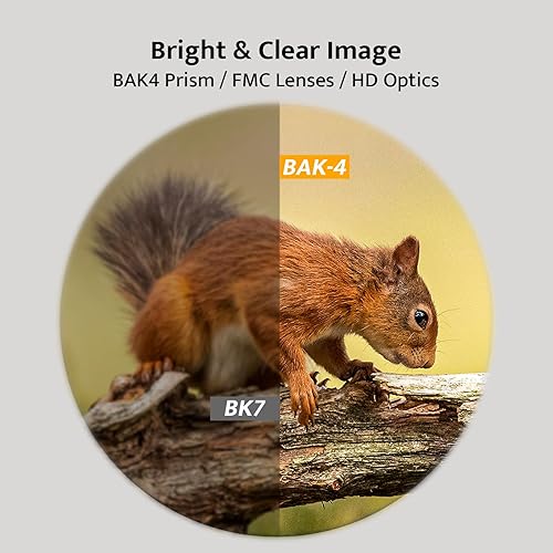 Miniatura 4 de Usogood Binoculares de 12 x 50 para adultos con trípode impermeable compactos prismáticos para observación de aves senderismo viajes caza y eventos