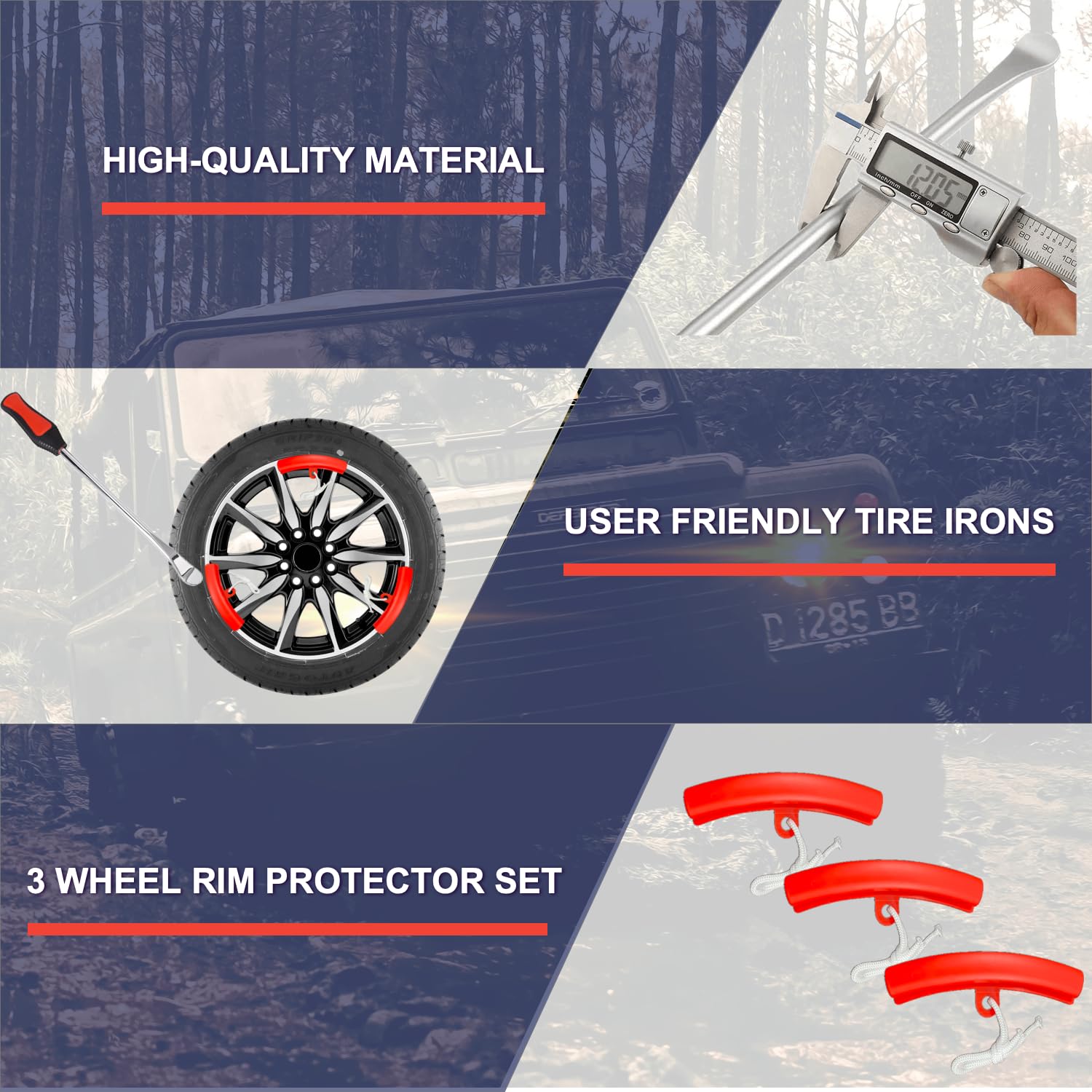 Amazon | 14.5インチ タイヤスプーン オートバイ ダートバイク 芝生