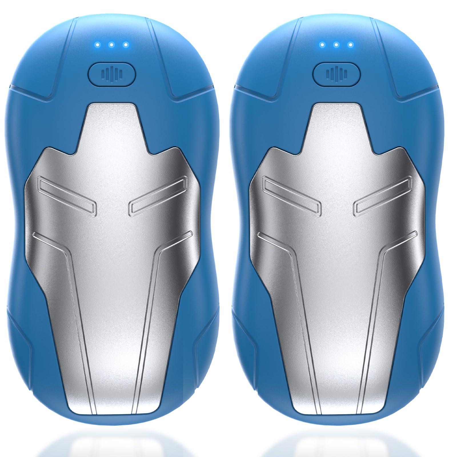 Scaldamani Elettrico Ricaricabile 10000mAh Riscaldato Su Due Lati USB Riutilizzabile 2s a Riscaldamento Rapido Adatto per l'Inverno/Natale