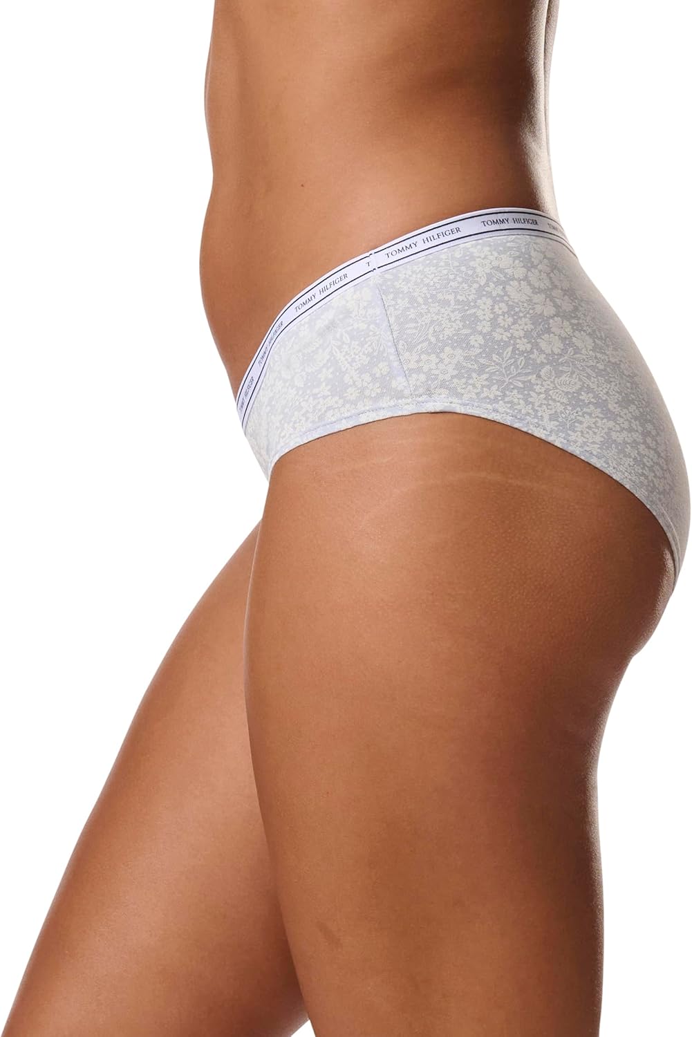 Tommy Hilfiger womens Classic Cotton Logoband Hipster 5 Pack - Image 3