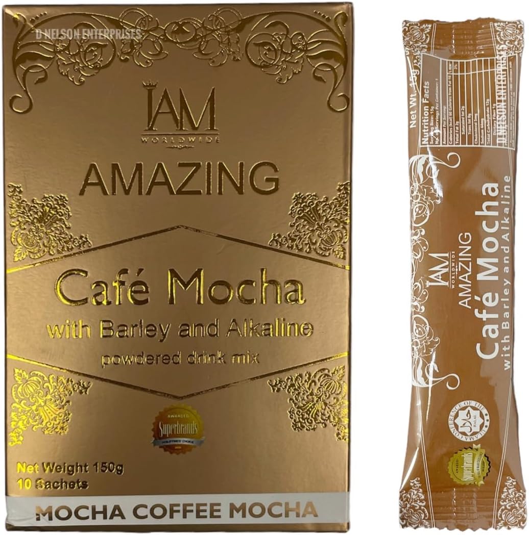 AMAZING CAFE LATTE WITH BARLEY & ALKALINE (CAFE MOCHA)