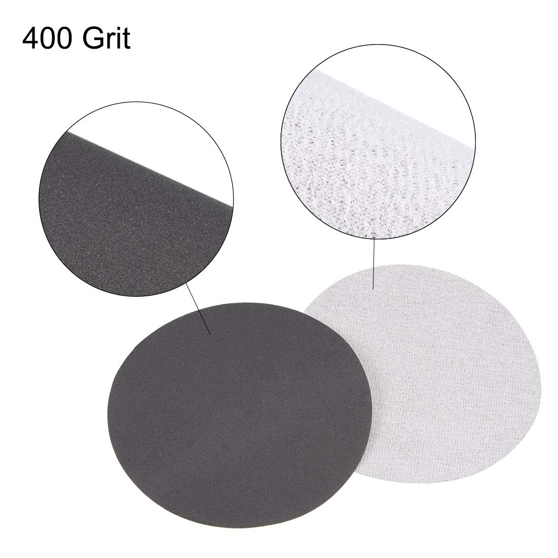 Uxcell 5 Inch 4000 Grit Wet Dry Sanding Discs, 5pcs Hook And Loop Silicon Carbide Sandpaper - View #7