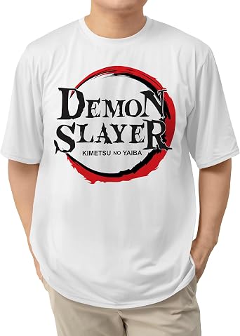 Demon Slayer Season 1 Kimetsu No Yaiba Anime Logo Casual Adult Unisex Mens and Womens Short Sleeve T-Shirt