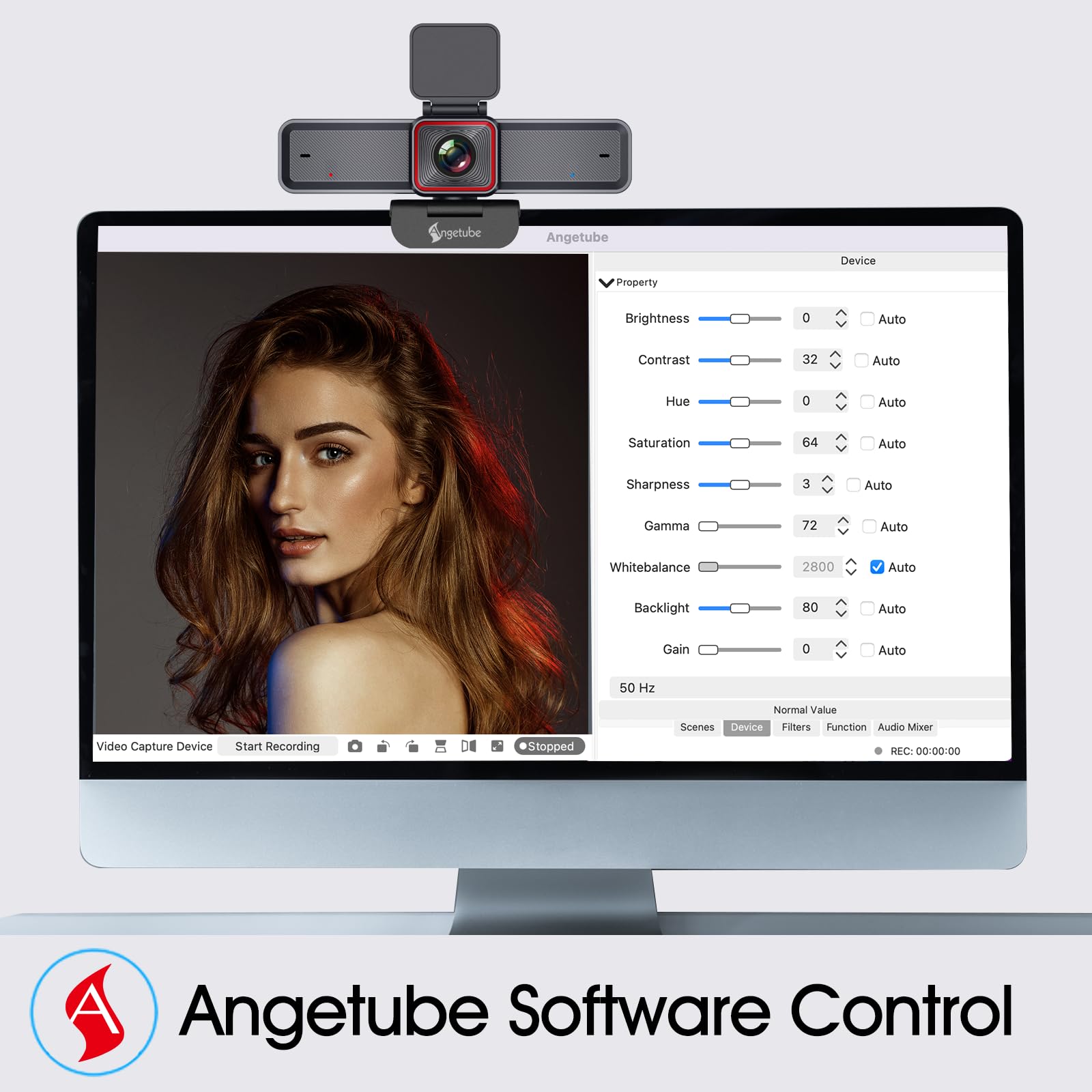 Cámara web 4K con seguimiento AI, cámara web 4K con control remoto, zoom digital 10X, cámara web 1080P 60fps con USB 3.0 HDR/micrófonos de cancelación de ruido dual para 9