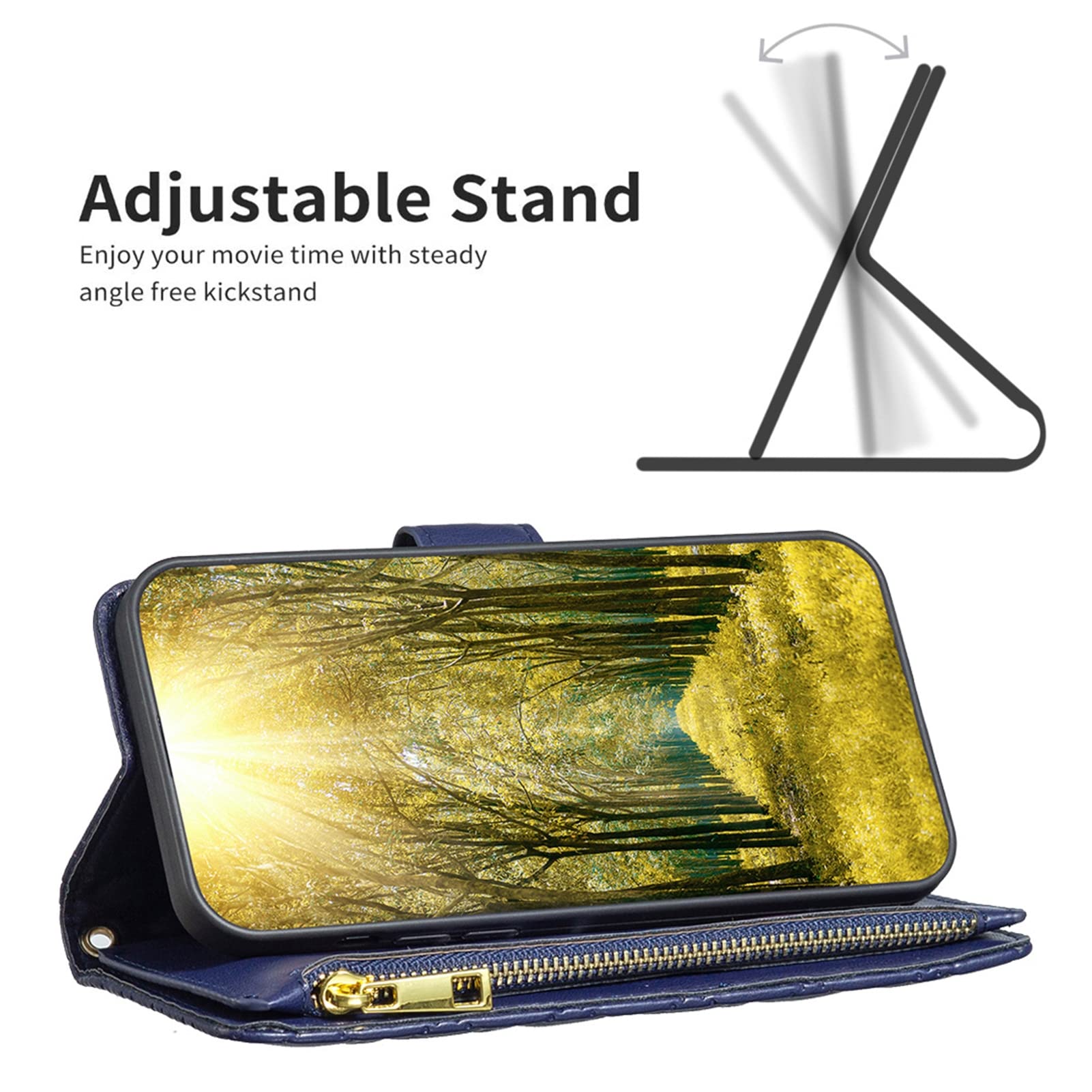 XD Designs Capas tipo carteira para iPhone 14/14Pro/14Pro Max/14