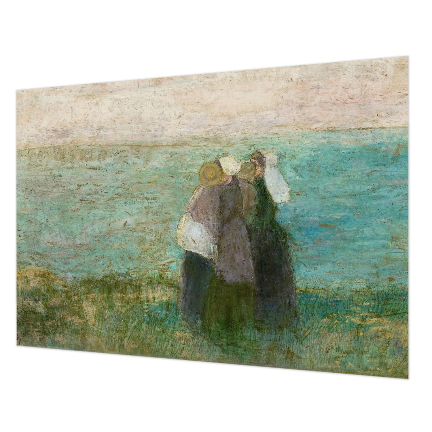 Papier peint intissé 312x219 cm - Reflet de la mer avec colle incluse Tulup