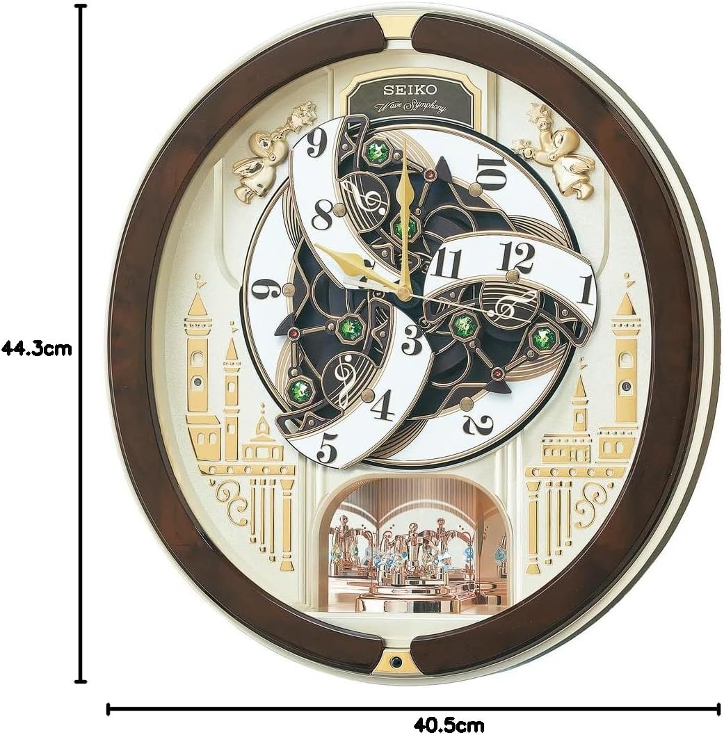 セイコークロック 掛け時計 からくり時計 電波時計 アナログ からくり