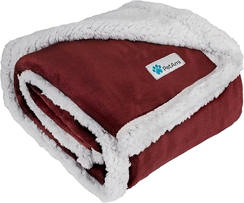 Miniatura 11 de PetAmi - Manta para perro para cama, XL, manta grande para perros, manta de forro polar para muebles, sofá, protector para coche, jaula, perrera,