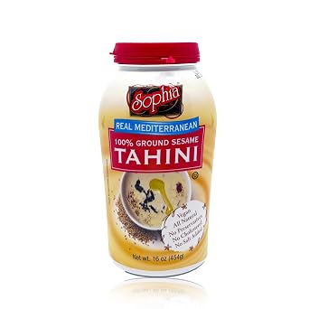 Sophia Tahini Mediterranean Sesame Paste 16oz 2-pack