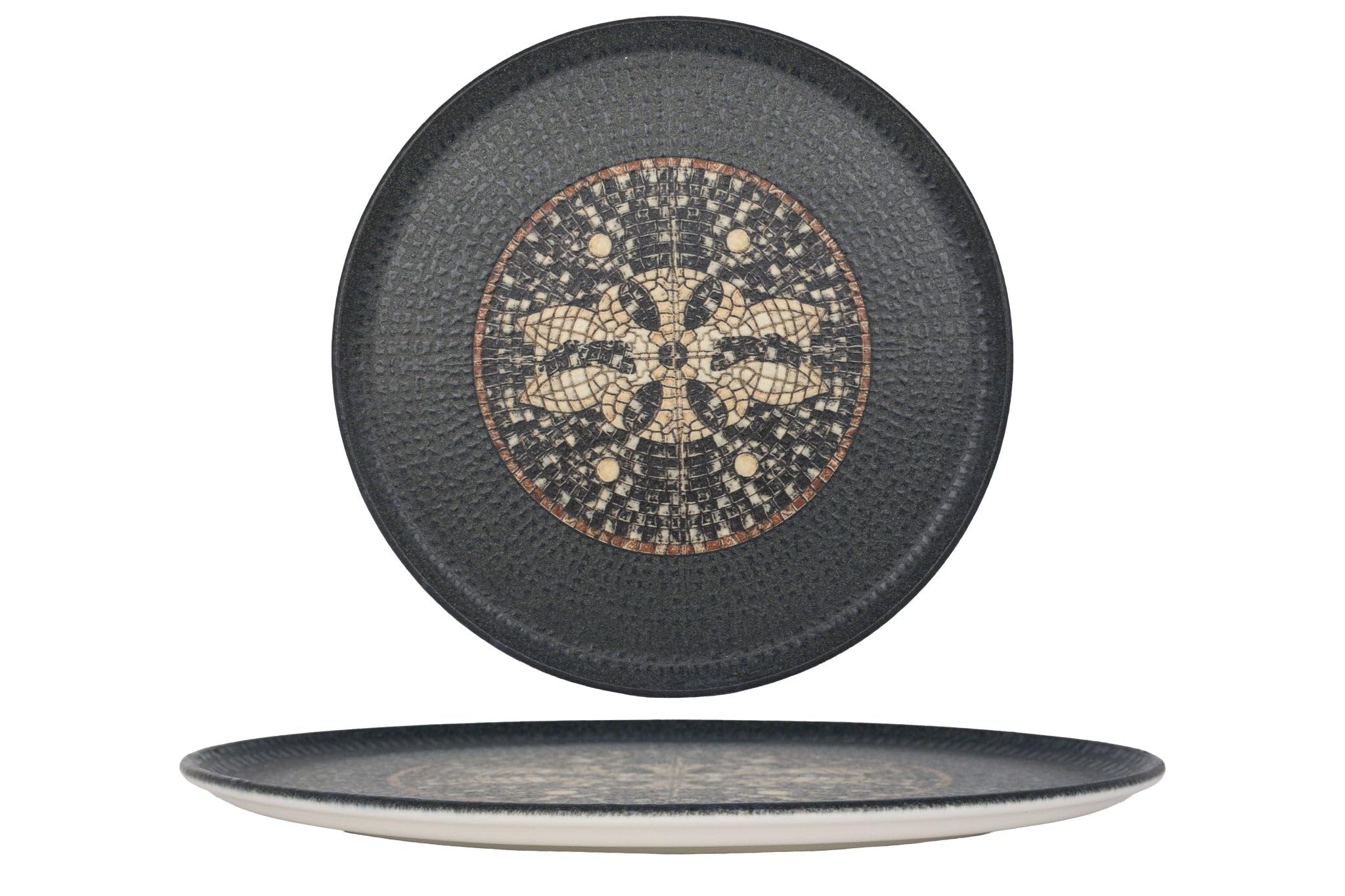 bonna Bonna Pizza plate - Mesopotamia - Porcelain - 32 cm - set of 2