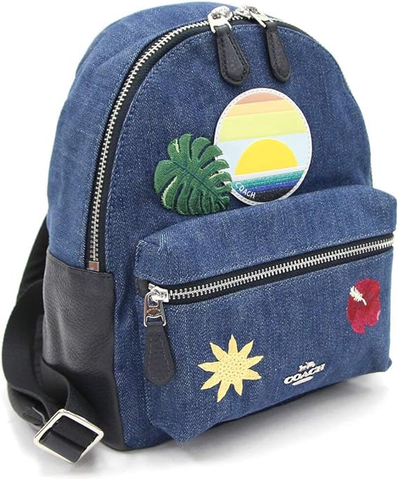 COACH リュック ネイビー ブラック 紺 黒 ブルー 青 | www.darasfar.com