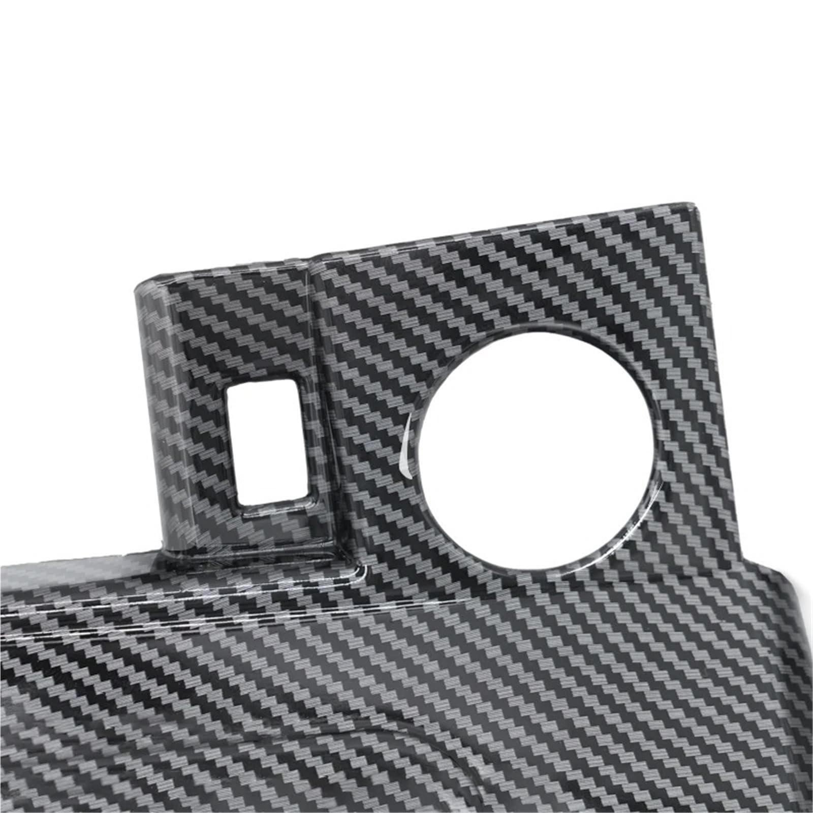 Zentrale Bedienfeld-Abdeckung Für Q5 Q5L FY 2018 2019 2020 2021 LHD Auto Styling ABS Carbon Fiber Texture Center Control Getriebe Shift Panel Rahmen Abdeckung Trim Trim Aufkleber Innen Zubehör(Style A