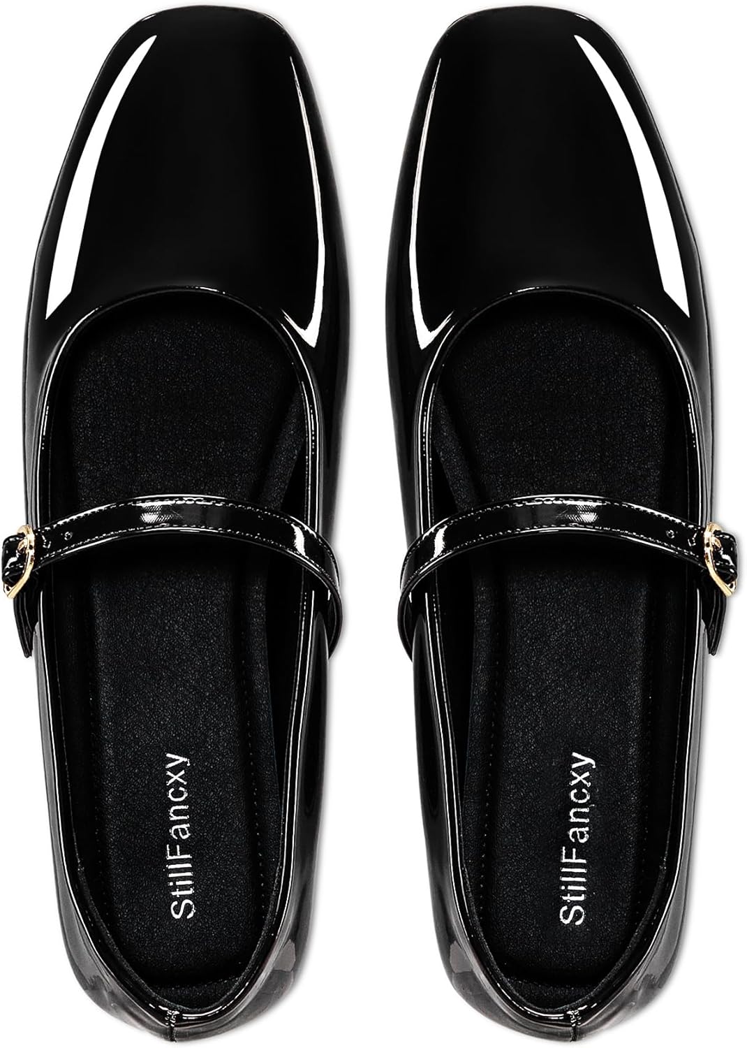 StillFancxy Women's Mary Jane Flats Closed Round Toe Ballet Flat Dressy Comfortable Slip on Shoes - Image 8
