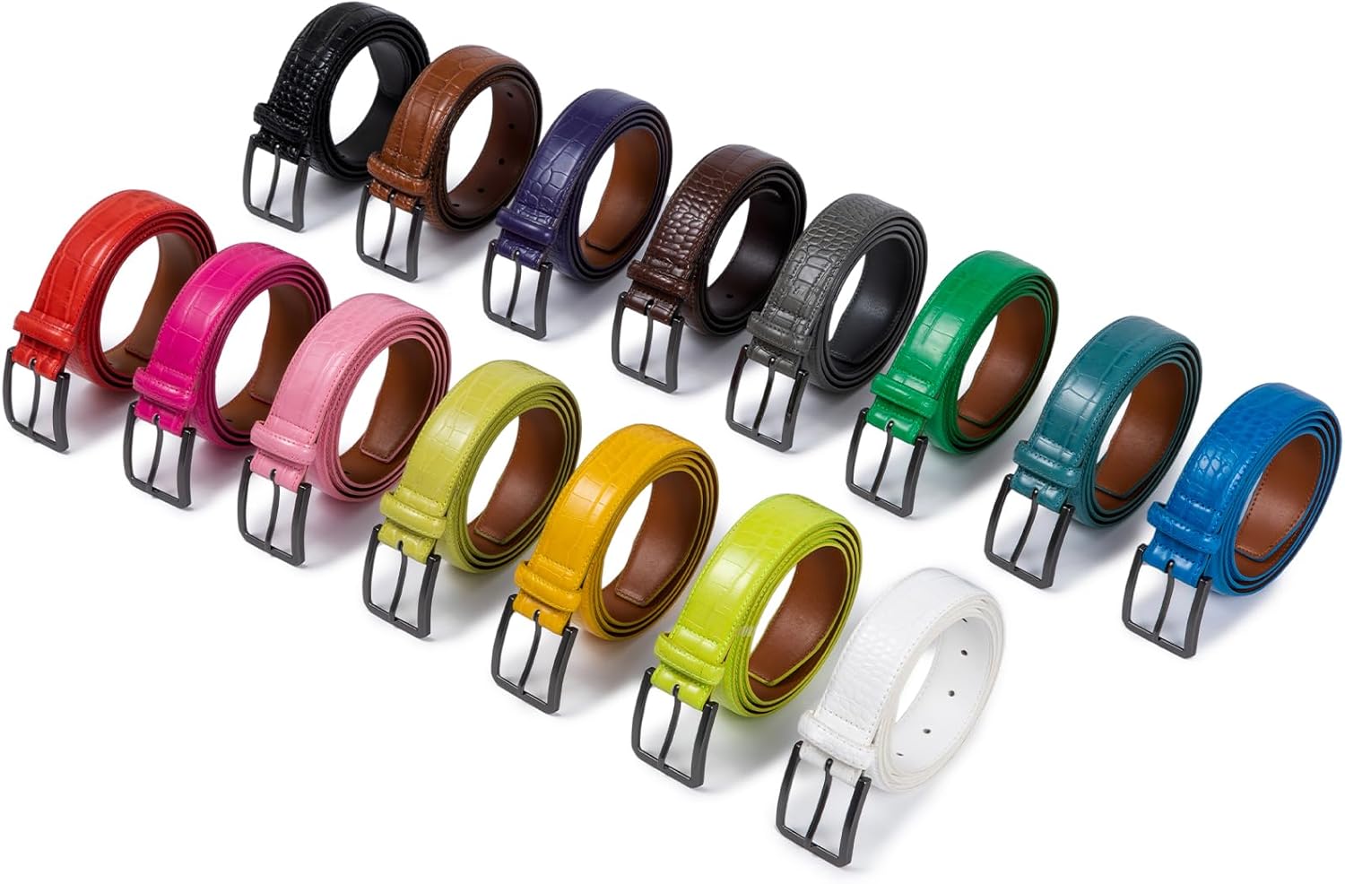 Men's Belt, Handmade Genuine Leather Mens Belt For Gift Mens Dress Casual 1 3/8" - Image 7