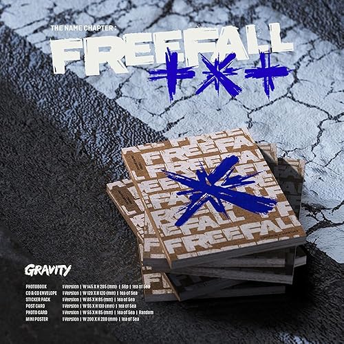 TXT TOMORROW X TOGETHER - El Capítulo del Nombre FREEFALL 3er álbum GRAVITY Ver (HUENINGKAI)