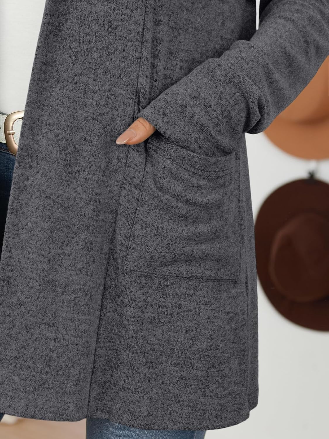 LILLUSORY Cardigan Sweaters for Women Lightweight Open Front Cardigans Casual Loose 2026 Spring Outfits with Pockets - Image 5