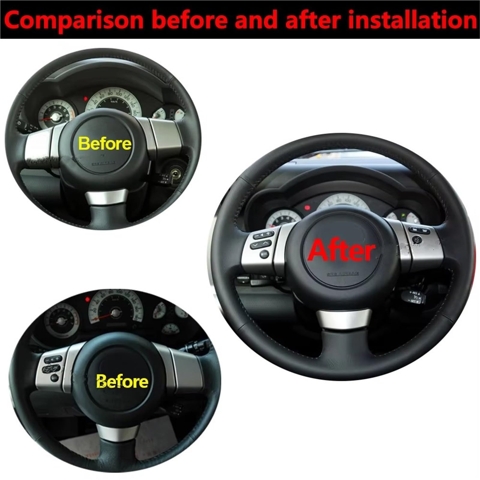 Botón Control Crucero Volante Interruptor Botones Teléfono En El Volante 84250-35070 para Toyota FJ para Cruiser 2007-2020