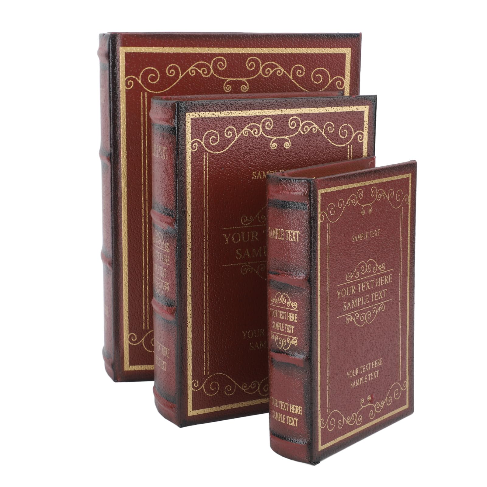 Decoratieve Boekendoos, Decoratief Nepboek, Vintage Nepboekornament Antieke Boekvormige Doos Voor Fotoprop Boekenplankcafé