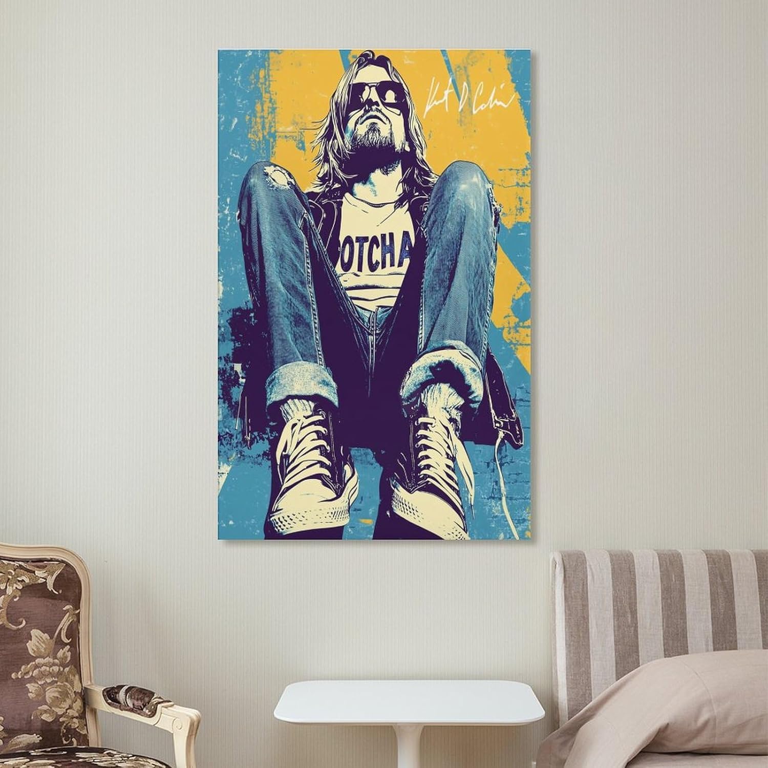 カートコバーン 油絵 アート カート・コバーン アーティスト研究 (画家